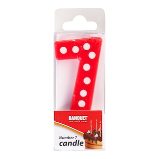 Banquet Svíčka narozeninová číslo 7