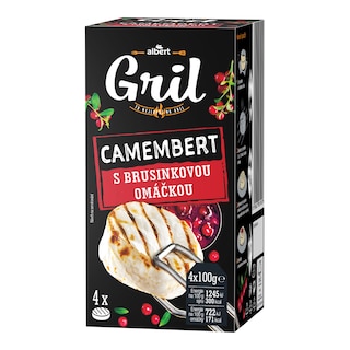 Albert Camembert na gril Brusinky