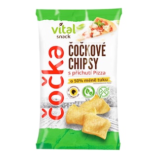 Vital snack Chipsy čočkové s příchutí Pizza