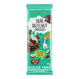 Chocoland Sugar free Hořká čokoláda s oříšky