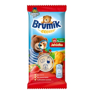 Opavia Brumík s náplní jablečno-jahodovou