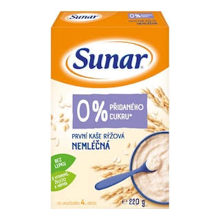 Sunar první kaše rýžová nemléčná