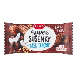 Emco Super Sušenky kakao a kokos
