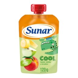 Sunar Cool ovocná kapsič. broskev, banán, jablko