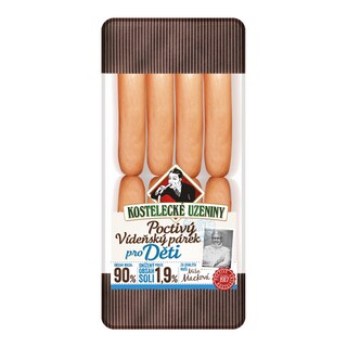 Kostelecké Uzeniny Vídeňské párky pro děti