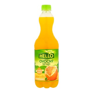 Hello Ovocný sirup pomeranč