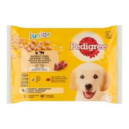 Pedigree Junior smíšený výběr s rýží v želé