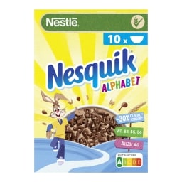 Nestlé Nesquik abeceda snídaňové cereálie