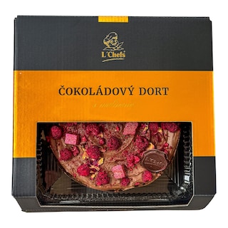 L'chefs Čokoládový dort s malinami
