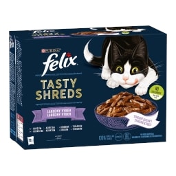 Felix Tasty Shreds výběr mix ve šťávě