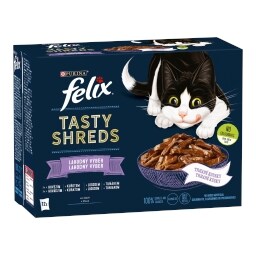 Felix Tasty Shreds výběr mix ve šťávě