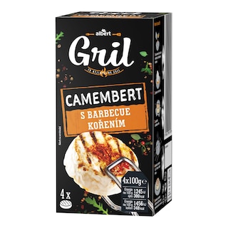 Albert Camembert na gril BBQ