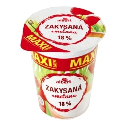 Albert MAXI Zakysaná smetana 18%