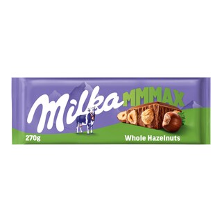 Milka Mmmax Čokoláda s lískovými ořechy