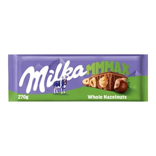 Milka Mmmax Čokoláda s lískovými ořechy