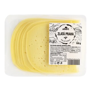 Albert Sýr Zlatá Praha 48 %, plátky