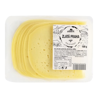 Albert Sýr Zlatá Praha 48 %, plátky