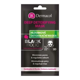 Dermacol Black Magic textilní pleťová maska