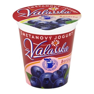 Smetanový jogurt z Valašska borůvka