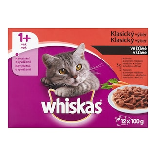 Whiskas Klasický výběr ve šťávě pro kočky