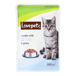 Lovepet Kapsa pro kočky ryba v omáčce