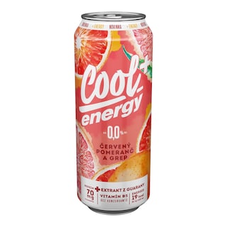 Cool Energy červený  pomeranč a grep