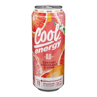 Cool Energy červený  pomeranč a grep