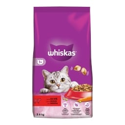 Whiskas Granule s hovězím