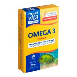 MaxiVita kapsle Omega 3 rybí olej