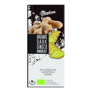 Meybona Bio hořká čokoláda se zázvorem