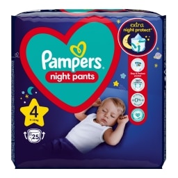 Pampers Night Pants Pleny kalhotkové, velikost 4