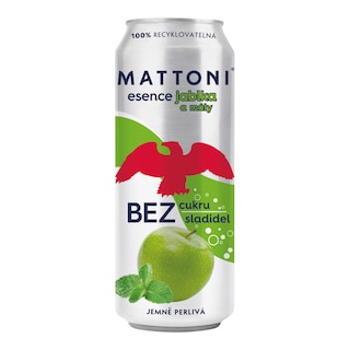 Mattoni Esence jablka a máty jemně perlivá 