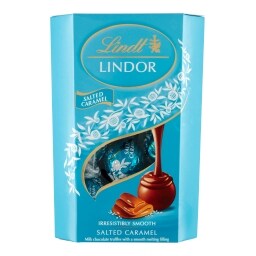 Lindt Lindor Mléčná čokoláda s krystaly soli
