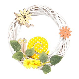 Věnec ratanový se šnečkem