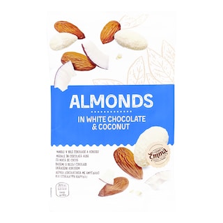 Emma Mandle v bílé čokoládě obalené kokosem