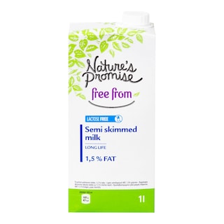 Nature's Promise Mléko polotučné bez laktózy