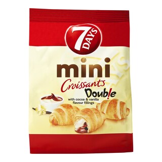 7 Days Mini Double croissant kakao a vanilka