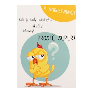 Přání hrací narozeniny