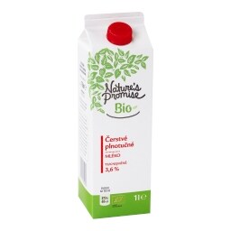Nature's Promise Bio Mléko plnotučné čerstvé