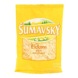 Šumavský Eidam 45% strouhaný