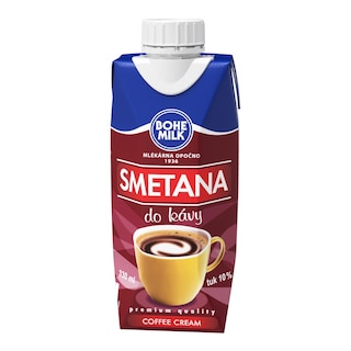 Bohemilk Smetana do kávy 10%