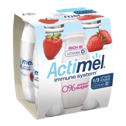 Actimel Probiotický nápoj bez cukru (mix)