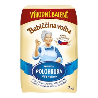 Babiččina Volba Mouka polohrubá pšeničná