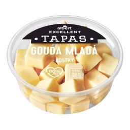 Albert Excellent Tapas Gouda mladá kostky