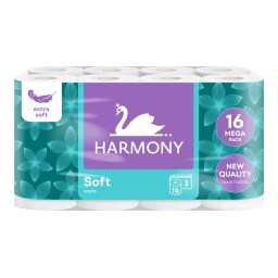 Harmony Soft White Toaletní papír 3 vrstvy