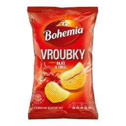 Bohemia Chips Vroubky rajče a chilli