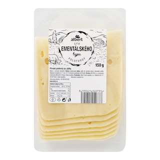 Albert Sýr ementálského typu 45% plátky