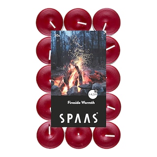 Spaas Čajové svíčky vonné Teplo krbu