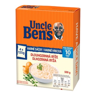 Uncle Ben's Rýže dlouhozrnná varné sáčky
