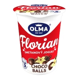 Olma Florian smetanový jogurt Choco Balls